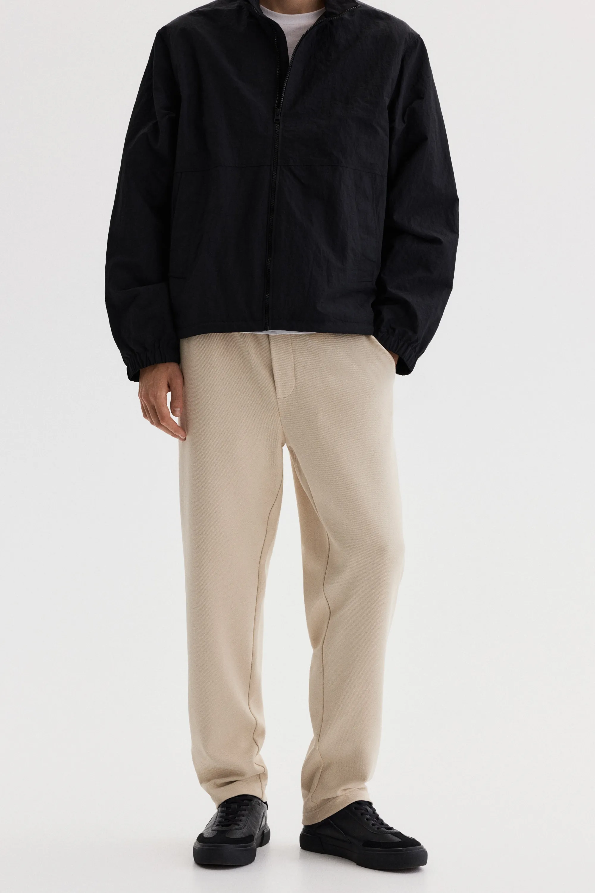 Pantalon jogger Regular Fit - Beige clair