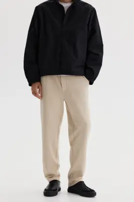 Pantalon jogger Regular Fit - Beige clair — photo 1