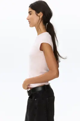 T-shirt à manches raglan - Rose clair — photo 2