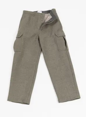 Cargo Pants in Clay 100% Italian Wool