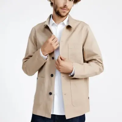 Veste de travail Valéry beige clair — photo 3