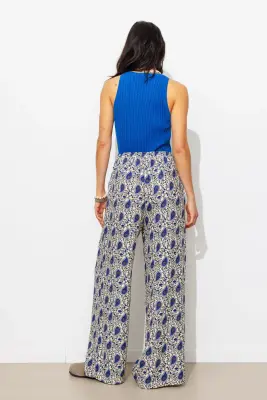 Pantalon large ceinturé Femme — photo 4
