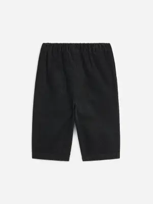 Pantalon en velours côtelé - Noir — photo 1