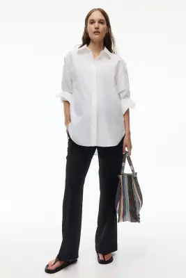 MAMA Pantalon bootcut - Noir — photo 1