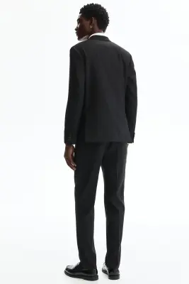 Pantalon de costume Slim Fit - Noir — photo 2