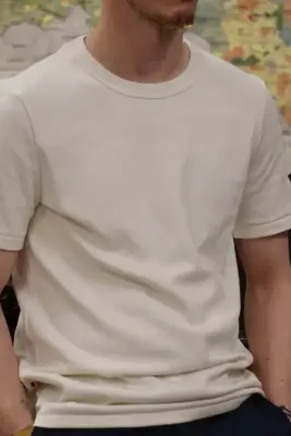 T-shirt Coton Kiplay - Ecru — photo 2