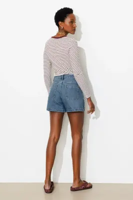 Short en jean Femme — photo 4