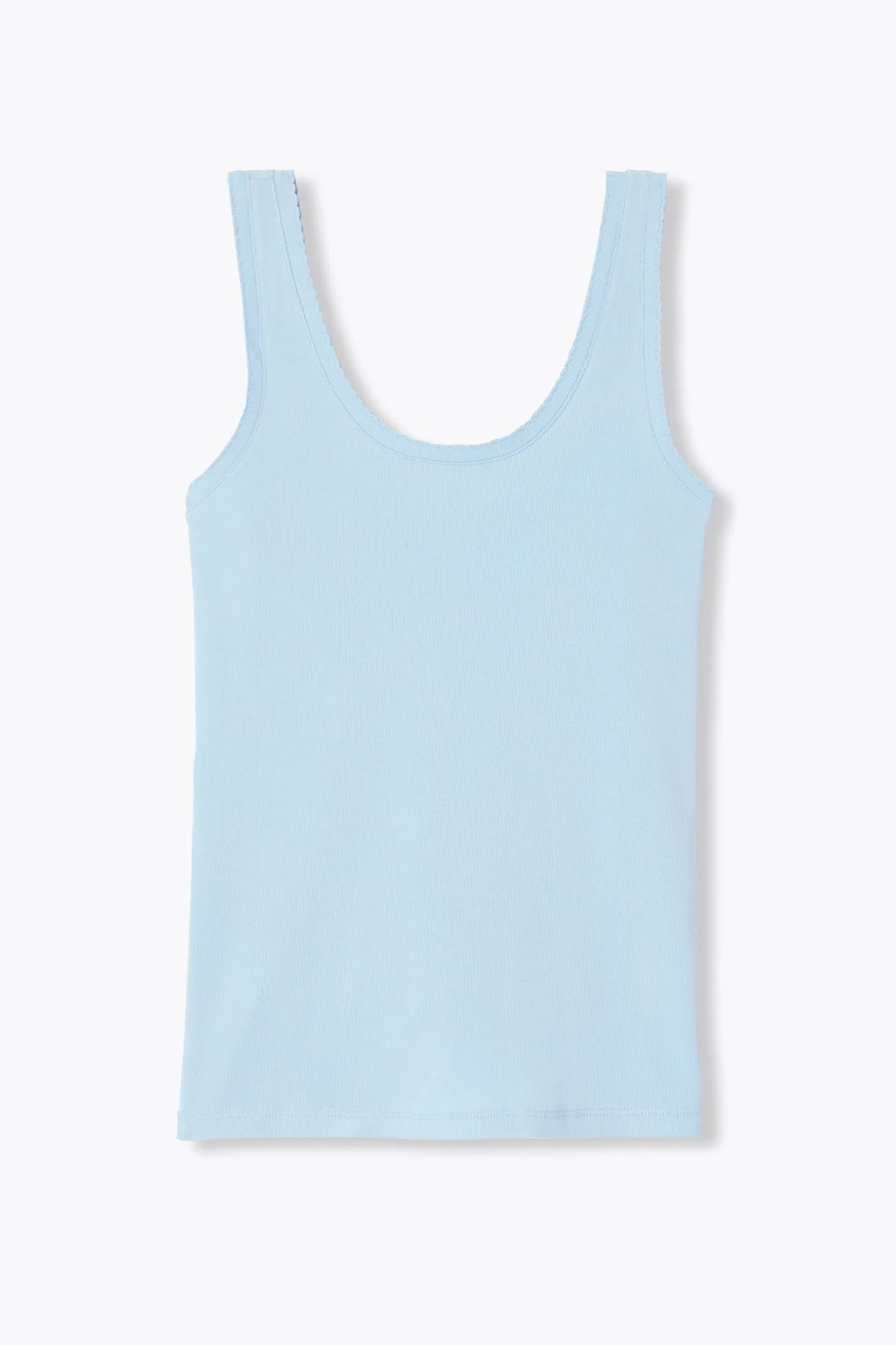 Débardeur jersey côtelé Femme