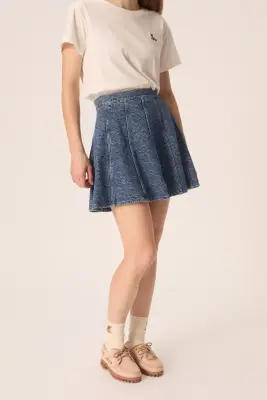 Jupe Lizandre Middle Blue — photo 4