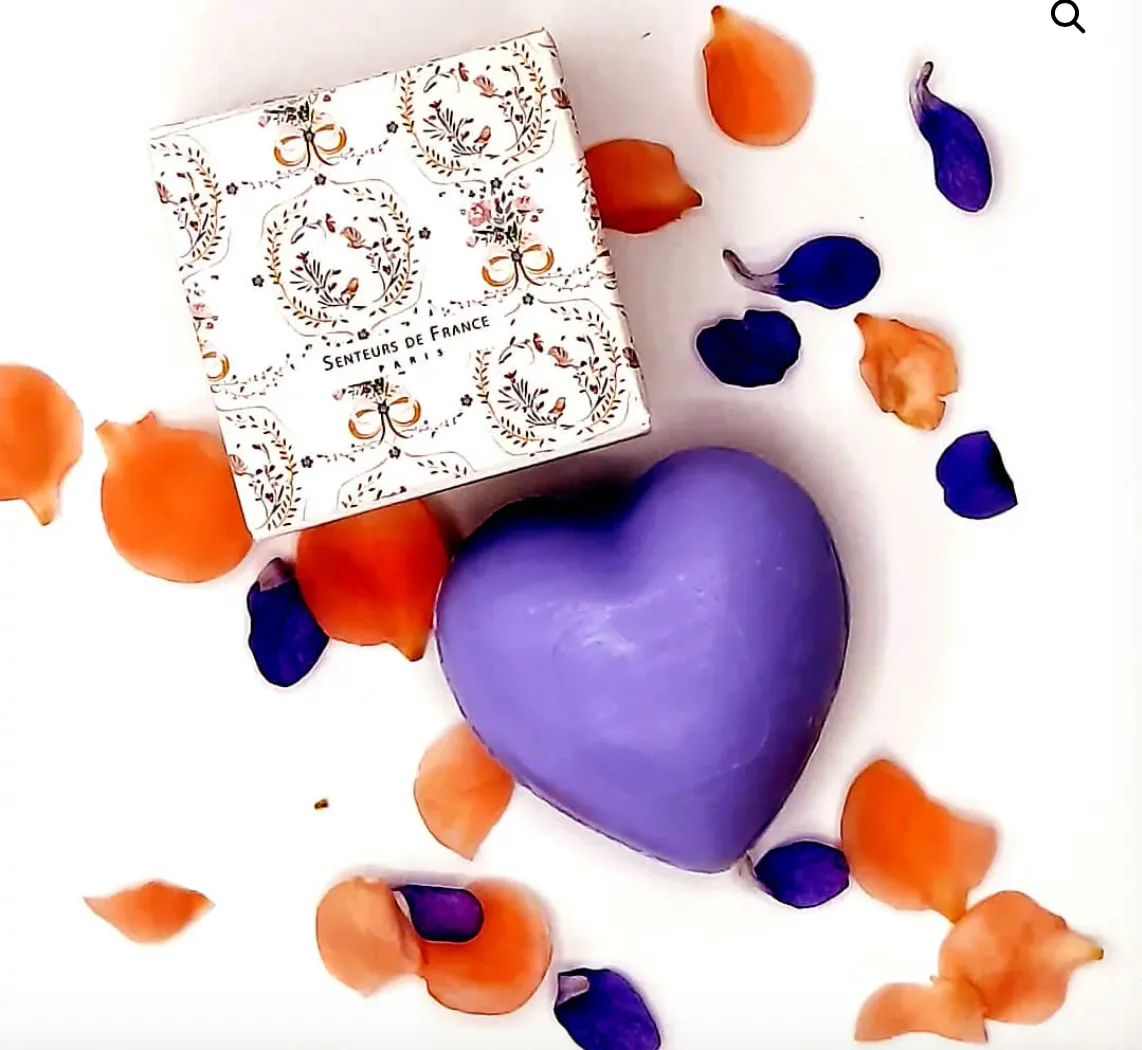 Savonnette coeur lavande « Royale » – Senteurs de France