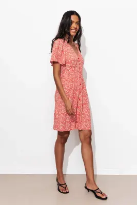 Robe courte imprimée Femme — photo 3