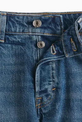 Straight Regular Waist Jeans - Bleu denim — photo 4