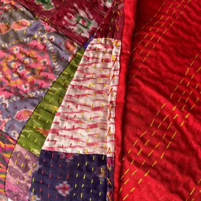 Plaid Patchwork Soie 2 — photo 2