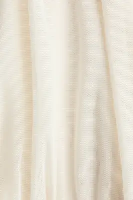 Minirobe à effet drapé - Crème — photo 4