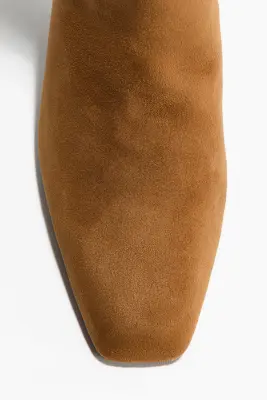 Bottes de hauteur genou - Beige foncé — photo 4
