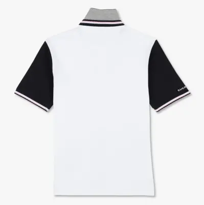 EDEN PARK POLO Blanc col marine — photo 5