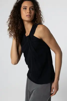 Débardeur en coton et lin — photo 3