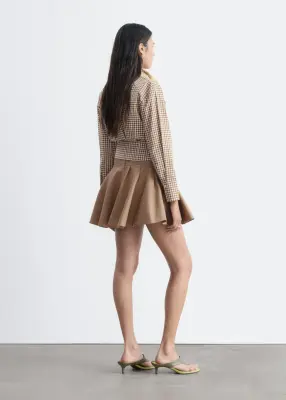 Chemise cintrée - Brun/À carreaux — photo 5
