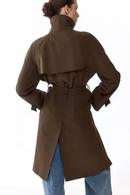 Trench-coat - Taupe foncé — photo 4