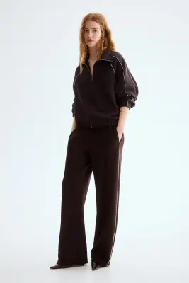 Veste de survêtement - Marron foncé — photo 4