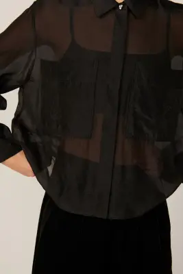 Chemise Sodisco Noir — photo 4