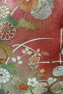 Robe manches longues en soie japonaise — photo 4