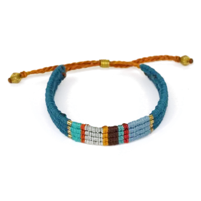 Bracelet en coton ciré — photo 1