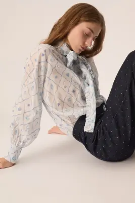 Blouse Elyte Cartes — photo 1