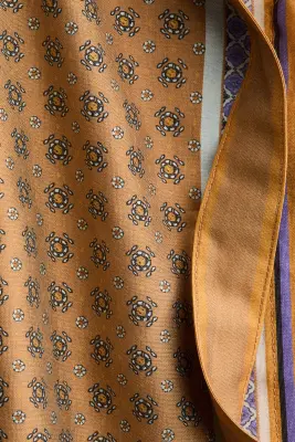 Top imprimé en viscose mélangée - Beige foncé/motif — photo 4