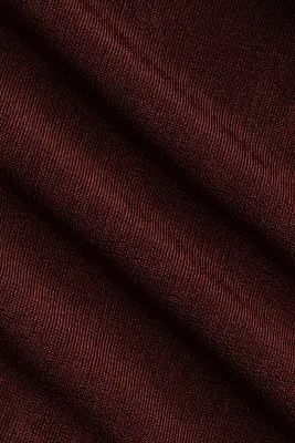 Top asymétrique à encolure bénitier - Marron foncé — photo 4
