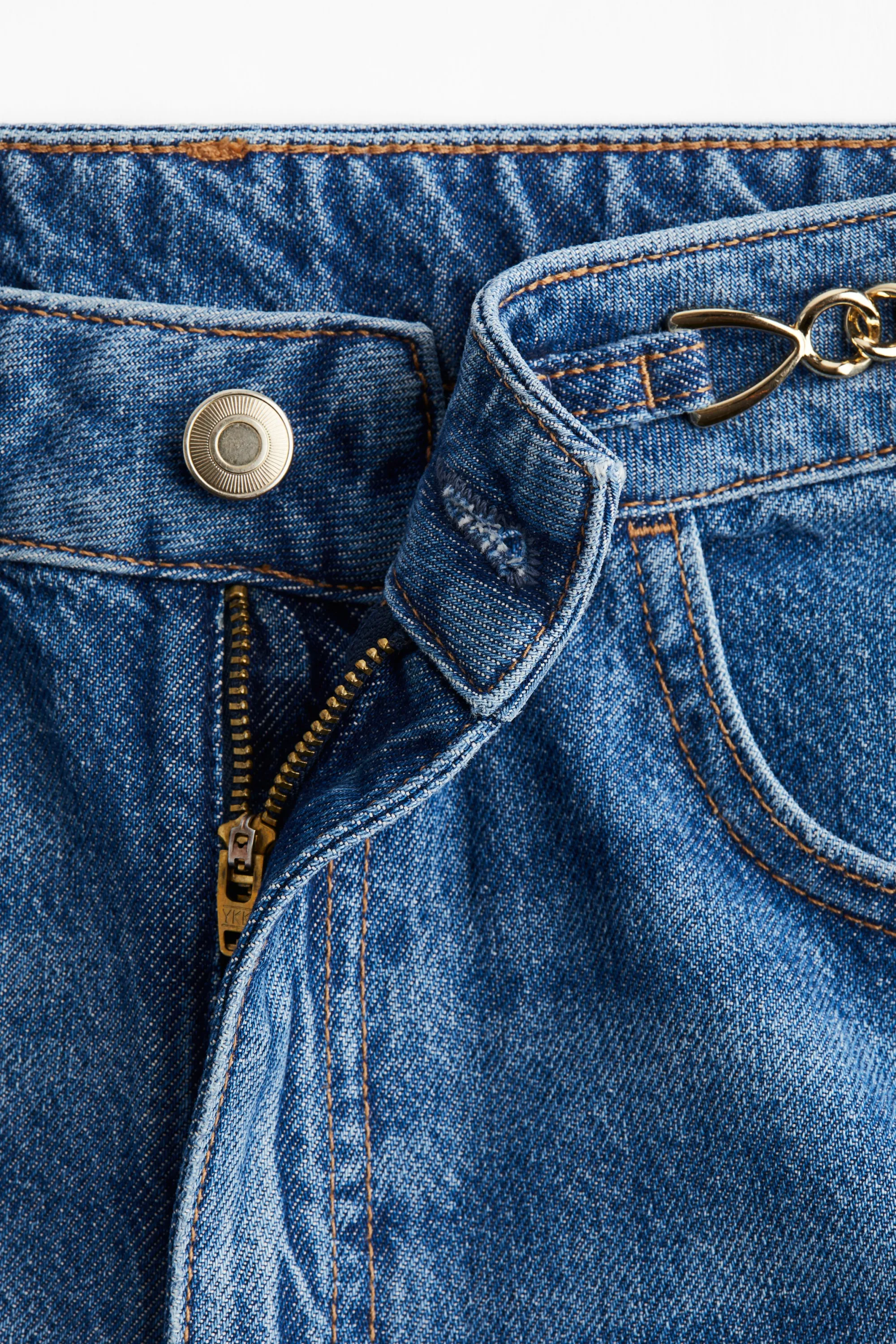 Straight Ultra High Jeans - Bleu denim clair