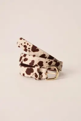 Ceinture Martino White Cow