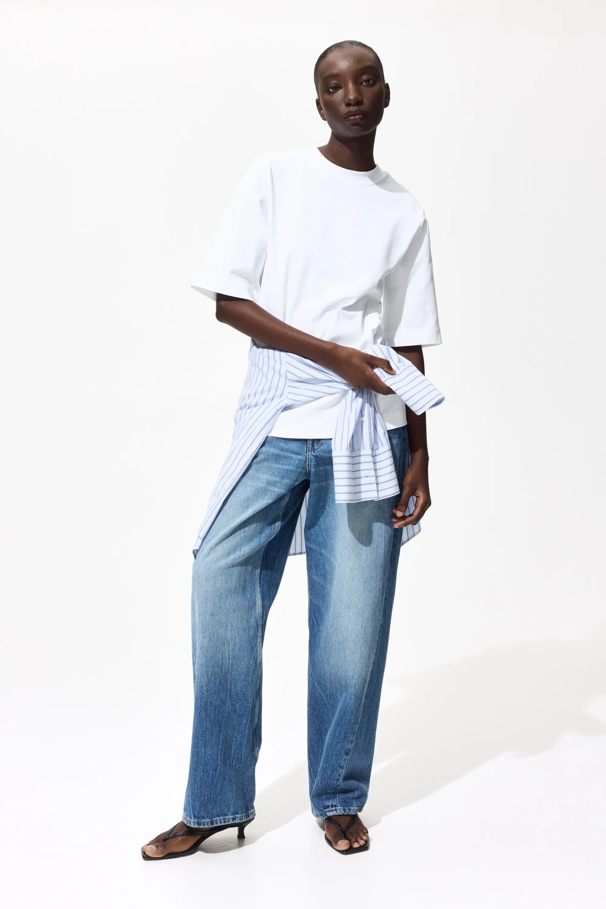 T-shirt en coton pima - Blanc