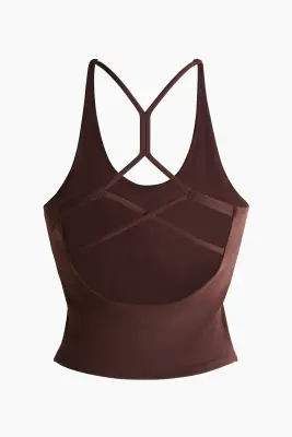 Débardeur de sport SculptMove™ - Marron chaud — photo 4