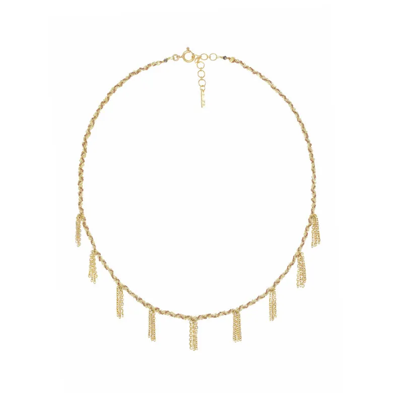 Collier MLS 941 gold beige - Marie Laure Chamorel