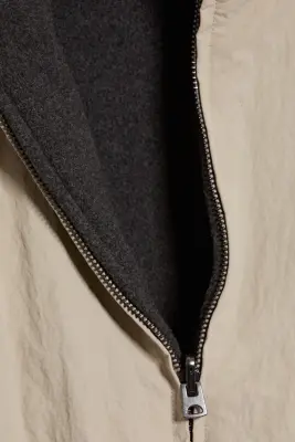 Veste nylon oversize - Beige poudré — photo 4