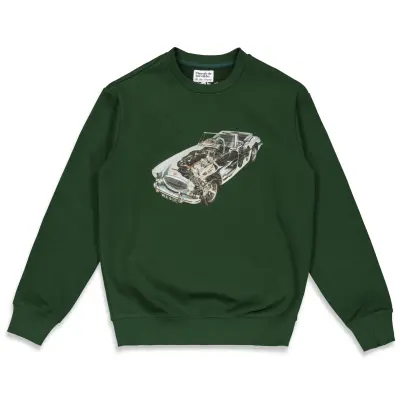 sweatshirt the loose co car crewneck – Green — photo 1