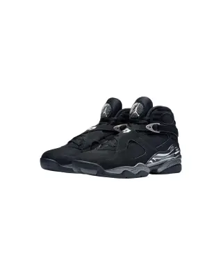 Air Jordan 8 Retro Black White Light Graphite — photo 2