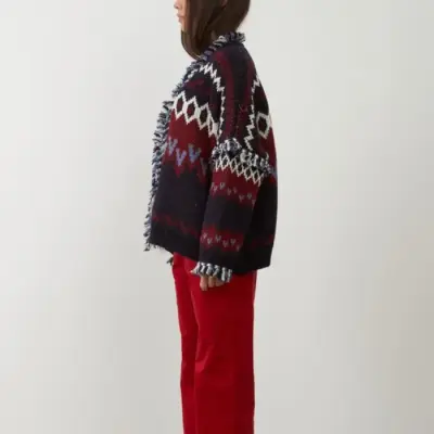 Gilet Skanlada Marine & Bordeaux — photo 2