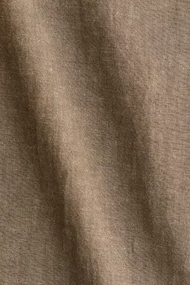 Pantalon droit à cordon - Beige foncé — photo 3