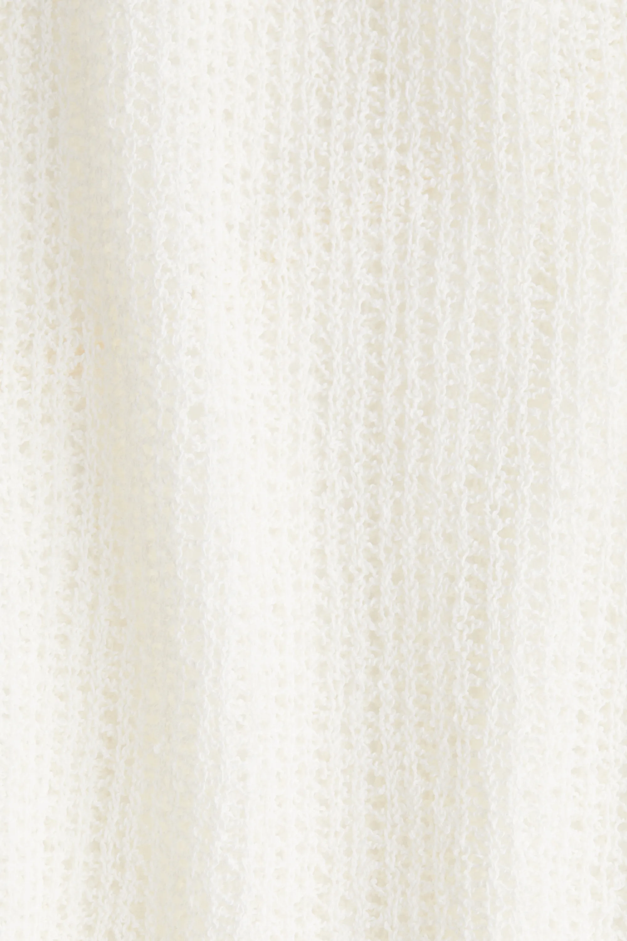 Robe de plage en maille lâche - Blanc