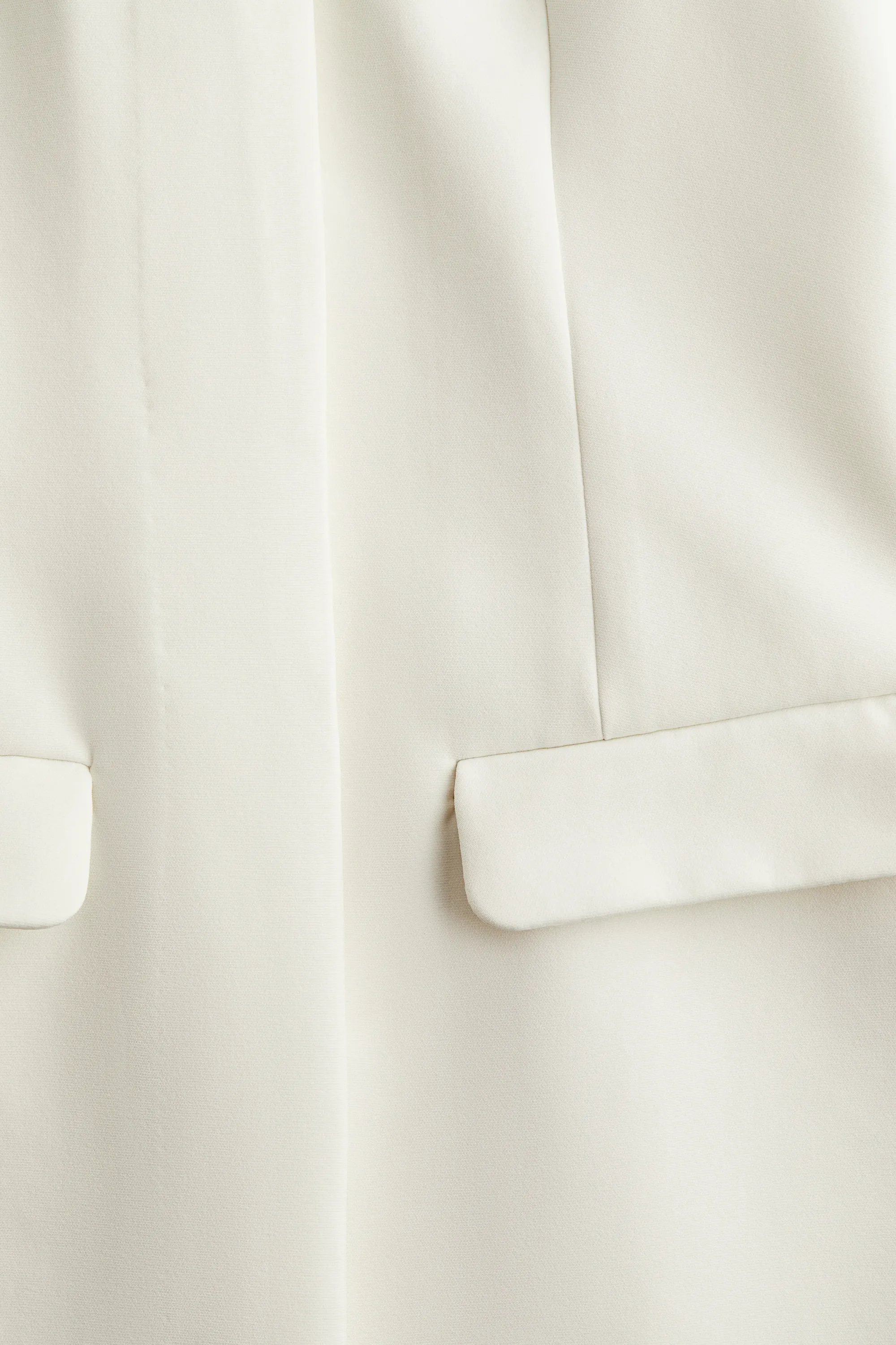 Robe sans manches avec poches décoratives - Crème