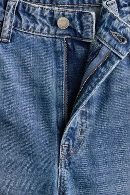 Baggy Regular Waist Jeans - Bleu denim clair — photo 5