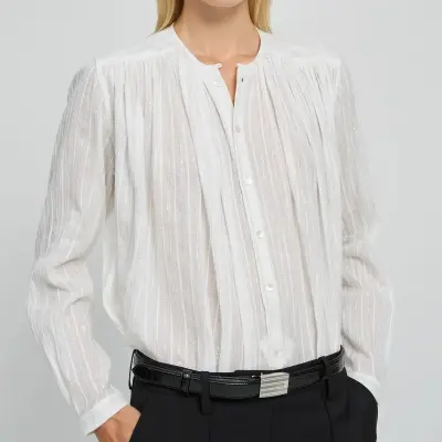 Chemise CIGAR white white - LAURENCE BRAS — photo 2