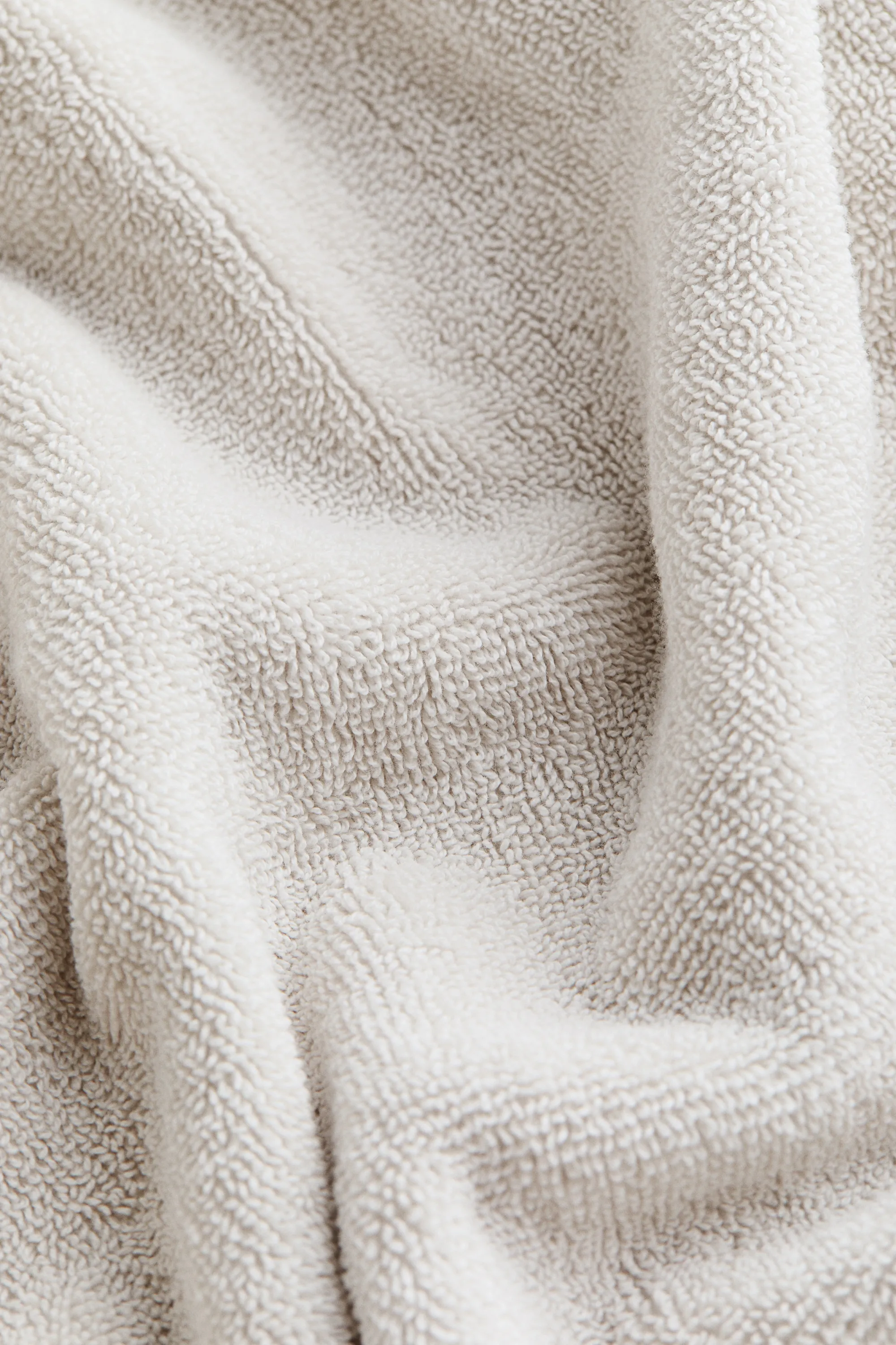 Robe de chambre en coton d'Égypte - Gris clair