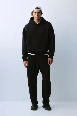 Hoodie de sport Oversized Fit DryMove™ - Noir — photo 2
