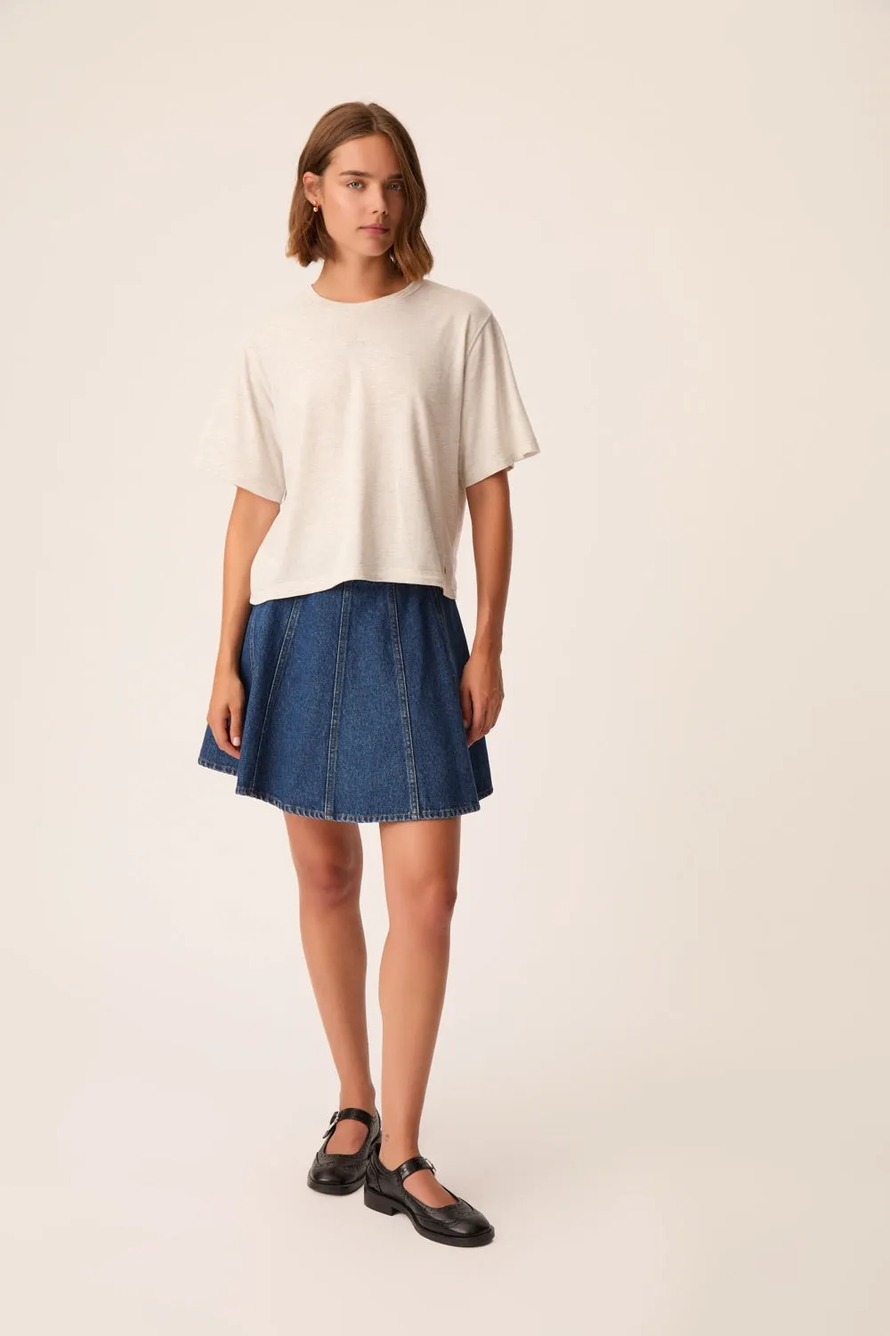 Jupe Lunise Dark Indigo