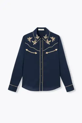 Chemise western imprimée Femme — photo 1