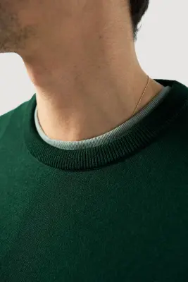 Le pull fin - Vert sapin — photo 3