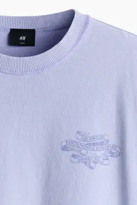 T-shirt imprimé Loose Fit - Violet/Los Angeles — photo 5